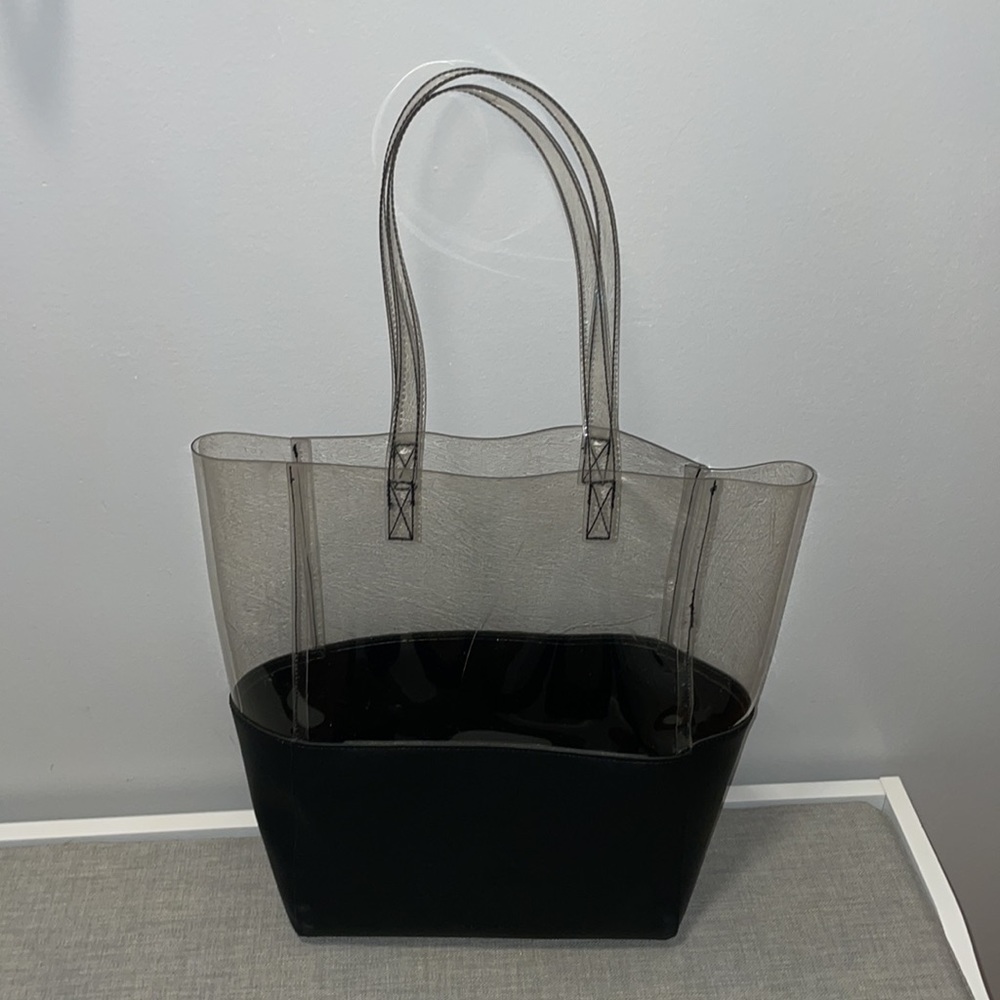 French Connection Clear Tote Bag